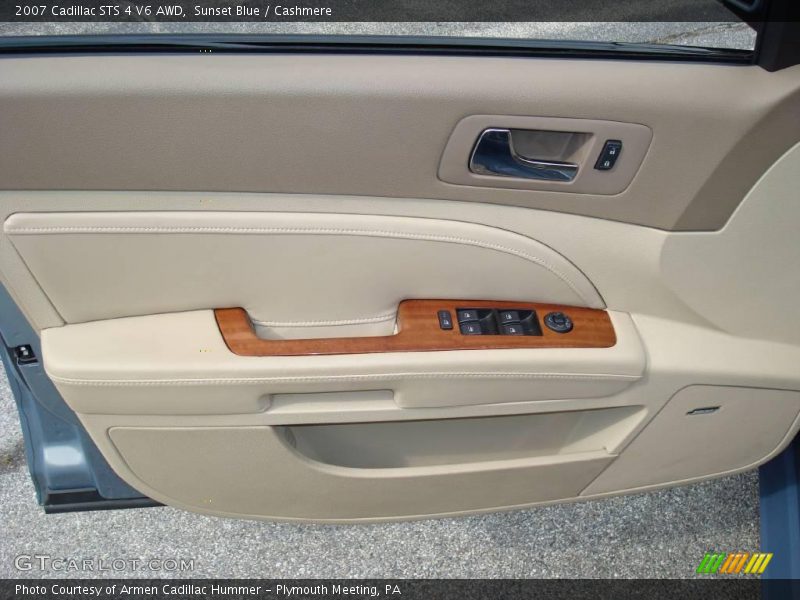 Sunset Blue / Cashmere 2007 Cadillac STS 4 V6 AWD