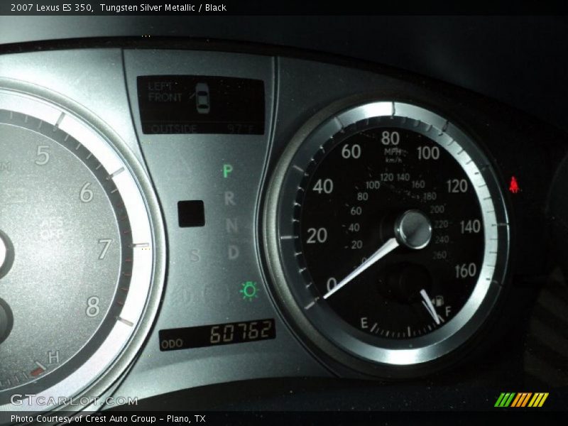 Tungsten Silver Metallic / Black 2007 Lexus ES 350
