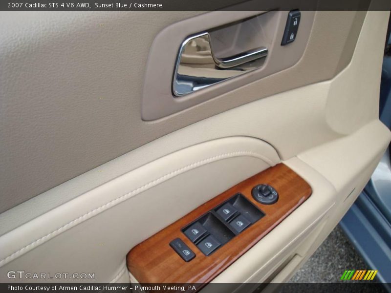 Sunset Blue / Cashmere 2007 Cadillac STS 4 V6 AWD