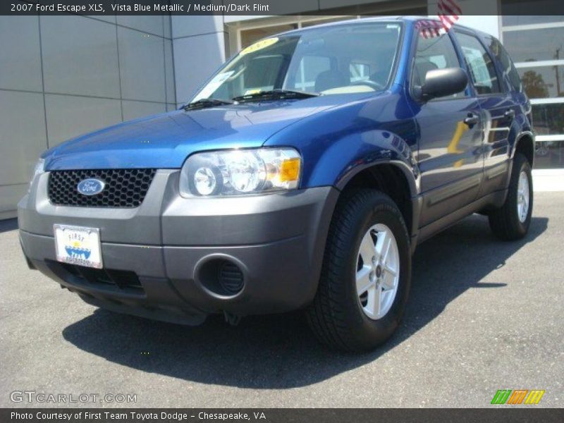 Vista Blue Metallic / Medium/Dark Flint 2007 Ford Escape XLS