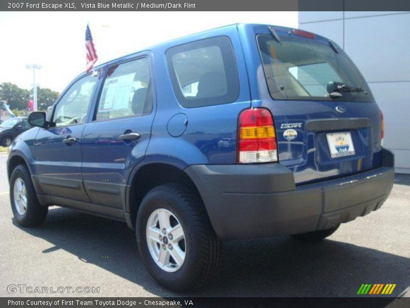 Vista Blue Metallic / Medium/Dark Flint 2007 Ford Escape XLS