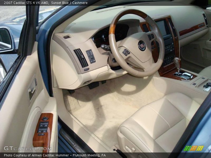 Sunset Blue / Cashmere 2007 Cadillac STS 4 V6 AWD