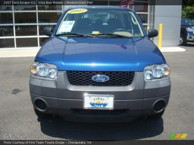 Vista Blue Metallic / Medium/Dark Flint 2007 Ford Escape XLS