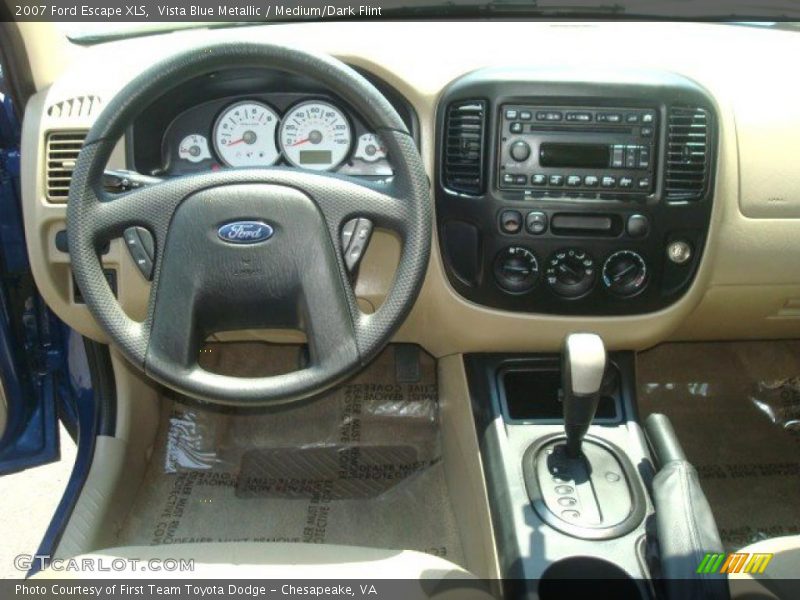 Vista Blue Metallic / Medium/Dark Flint 2007 Ford Escape XLS