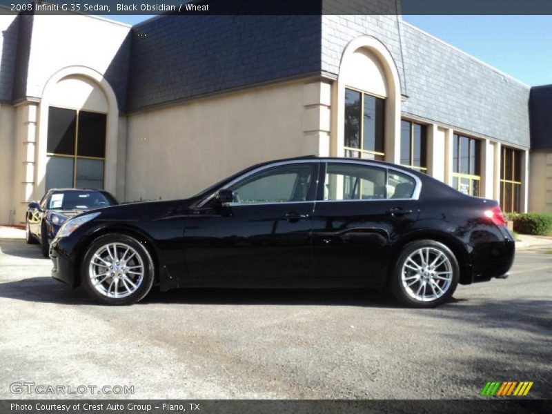 Black Obsidian / Wheat 2008 Infiniti G 35 Sedan