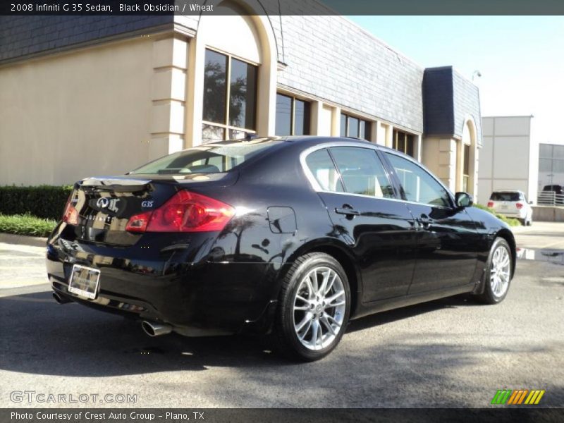 Black Obsidian / Wheat 2008 Infiniti G 35 Sedan