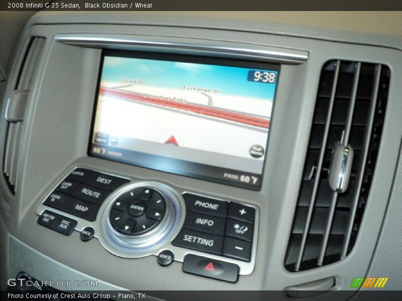 Black Obsidian / Wheat 2008 Infiniti G 35 Sedan