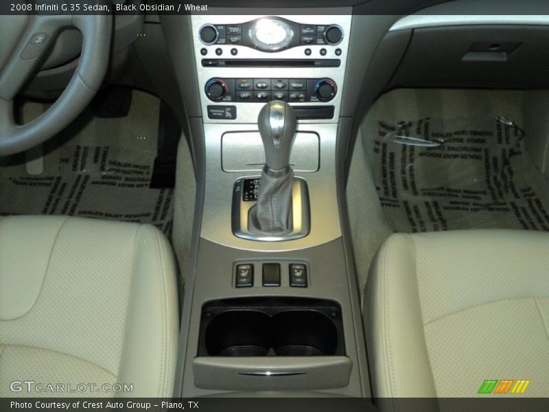 Black Obsidian / Wheat 2008 Infiniti G 35 Sedan