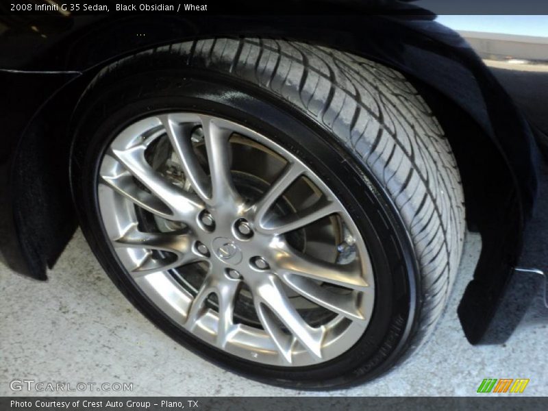 Black Obsidian / Wheat 2008 Infiniti G 35 Sedan