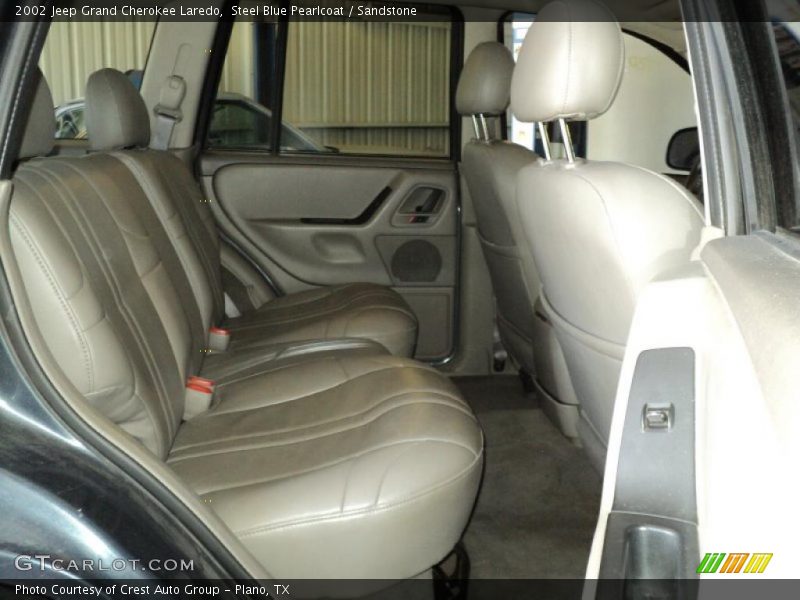 Steel Blue Pearlcoat / Sandstone 2002 Jeep Grand Cherokee Laredo