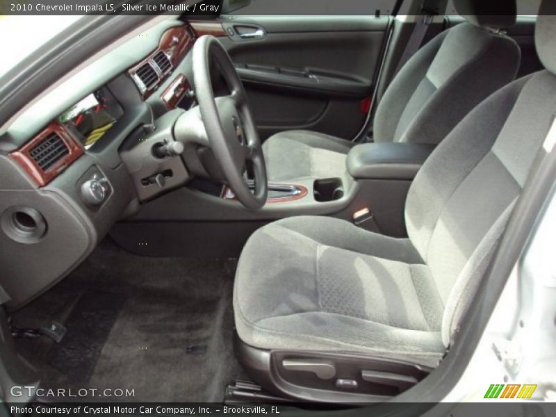 Silver Ice Metallic / Gray 2010 Chevrolet Impala LS