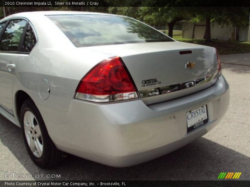 Silver Ice Metallic / Gray 2010 Chevrolet Impala LS