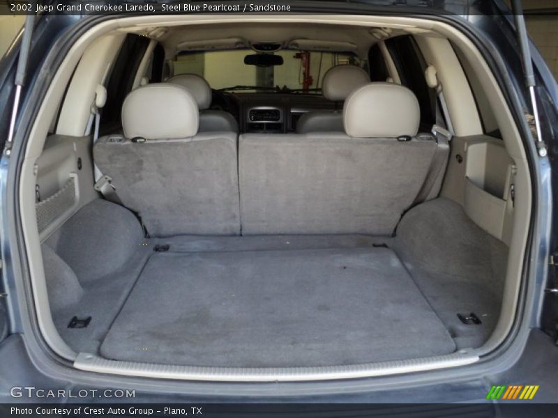 Steel Blue Pearlcoat / Sandstone 2002 Jeep Grand Cherokee Laredo