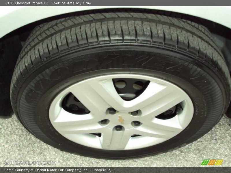 Silver Ice Metallic / Gray 2010 Chevrolet Impala LS