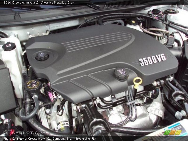 Silver Ice Metallic / Gray 2010 Chevrolet Impala LS