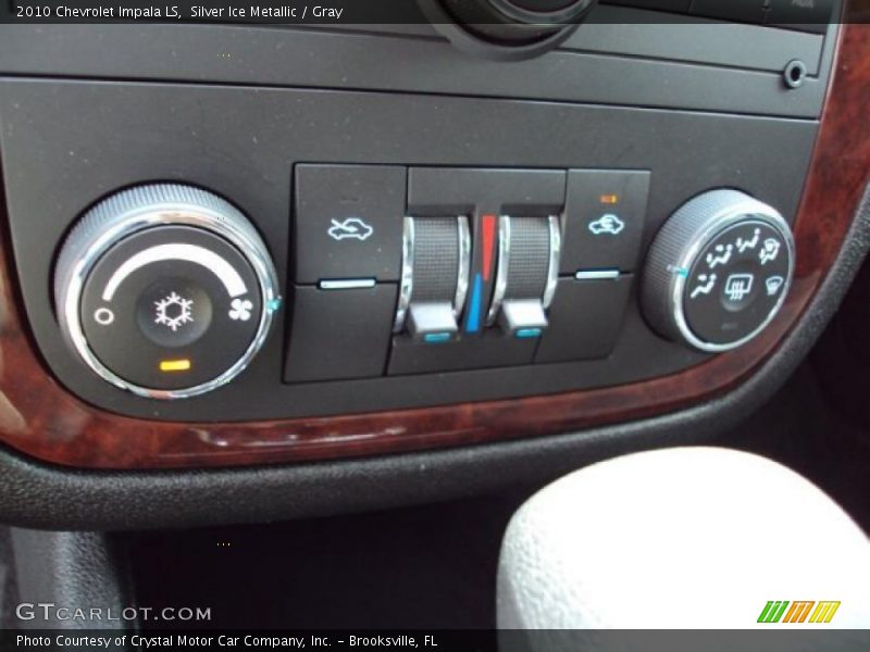 Silver Ice Metallic / Gray 2010 Chevrolet Impala LS