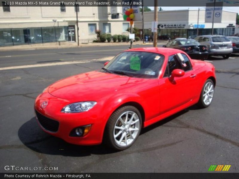 True Red / Black 2010 Mazda MX-5 Miata Grand Touring Hard Top Roadster