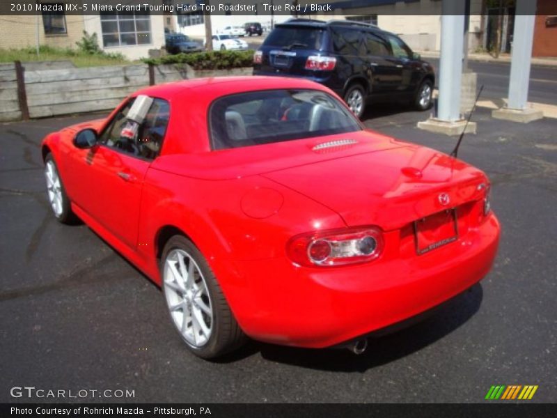 True Red / Black 2010 Mazda MX-5 Miata Grand Touring Hard Top Roadster