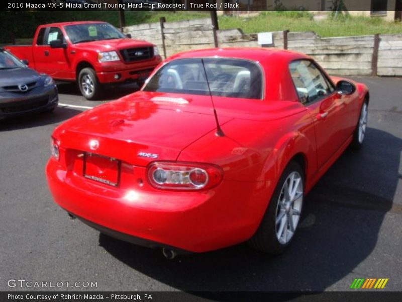 True Red / Black 2010 Mazda MX-5 Miata Grand Touring Hard Top Roadster