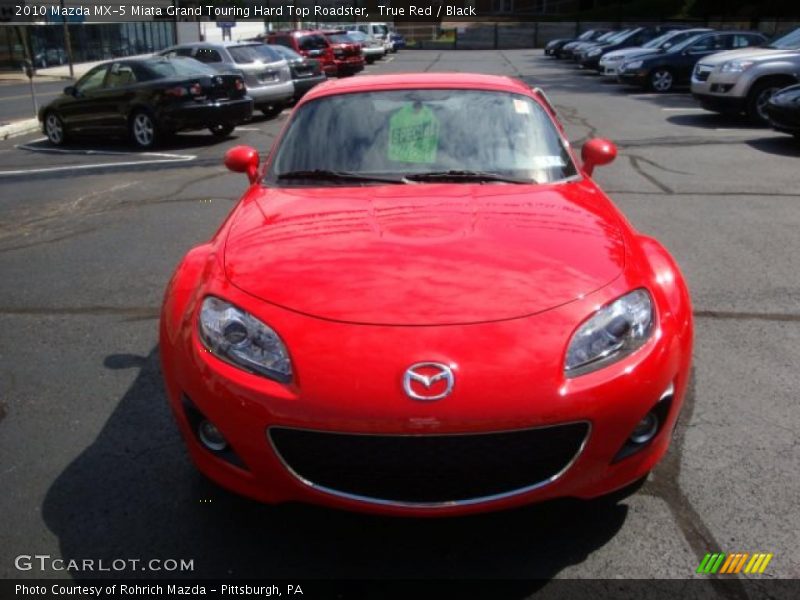 True Red / Black 2010 Mazda MX-5 Miata Grand Touring Hard Top Roadster