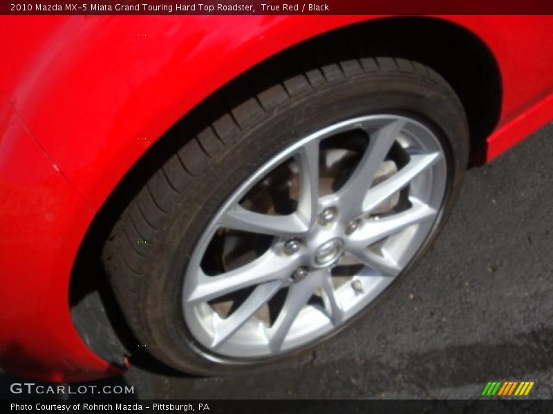 True Red / Black 2010 Mazda MX-5 Miata Grand Touring Hard Top Roadster