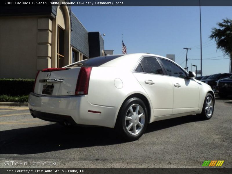 White Diamond Tri-Coat / Cashmere/Cocoa 2008 Cadillac CTS Sedan