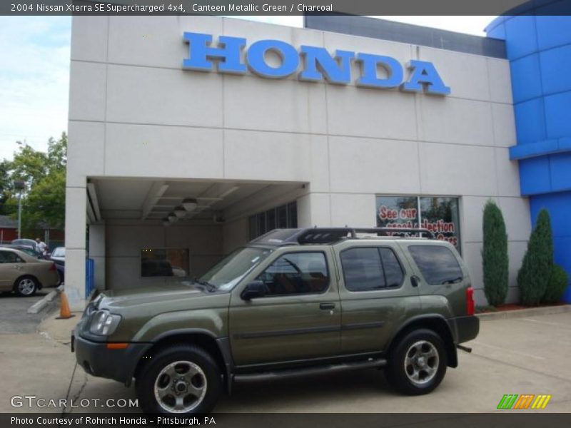 Canteen Metallic Green / Charcoal 2004 Nissan Xterra SE Supercharged 4x4