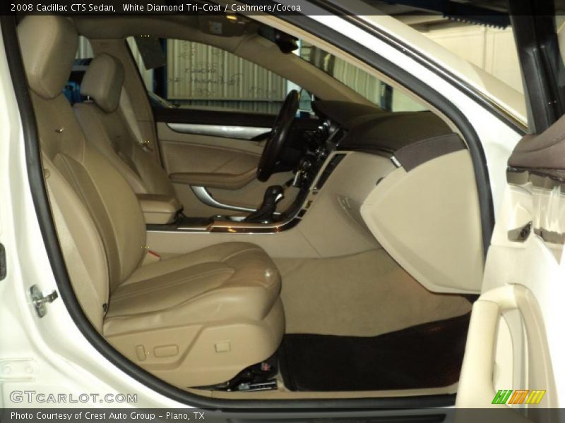 White Diamond Tri-Coat / Cashmere/Cocoa 2008 Cadillac CTS Sedan
