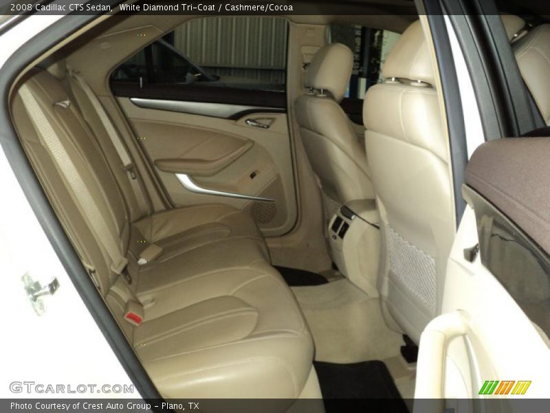 White Diamond Tri-Coat / Cashmere/Cocoa 2008 Cadillac CTS Sedan