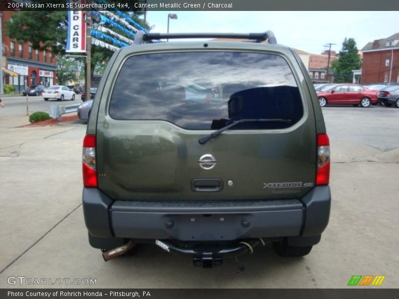 Canteen Metallic Green / Charcoal 2004 Nissan Xterra SE Supercharged 4x4