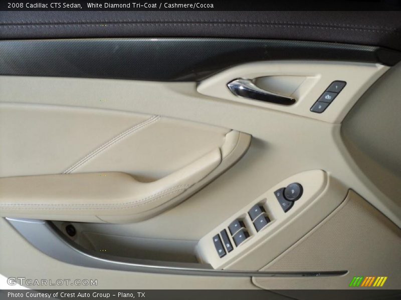White Diamond Tri-Coat / Cashmere/Cocoa 2008 Cadillac CTS Sedan
