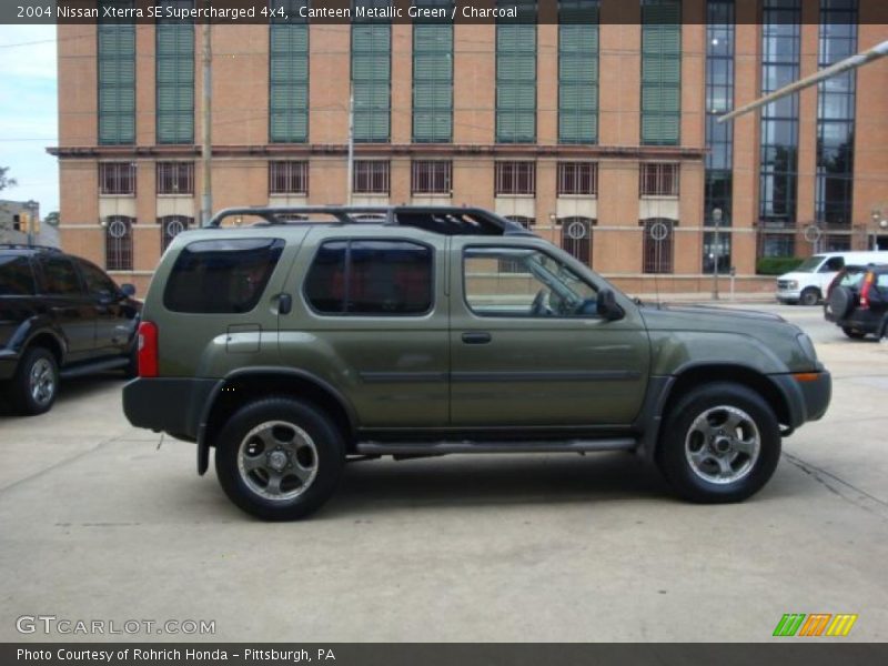 Canteen Metallic Green / Charcoal 2004 Nissan Xterra SE Supercharged 4x4