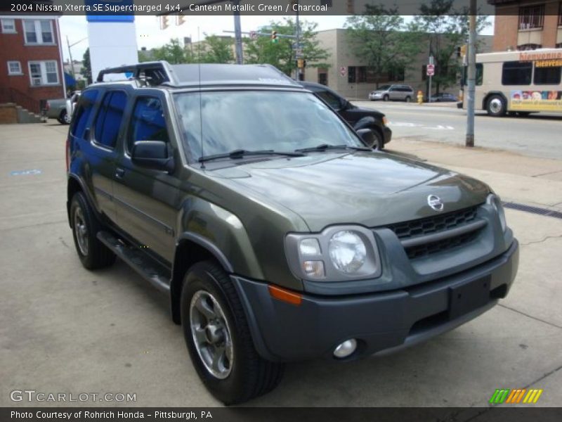Canteen Metallic Green / Charcoal 2004 Nissan Xterra SE Supercharged 4x4