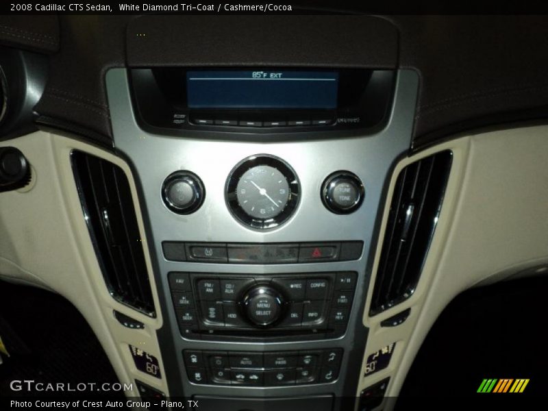 White Diamond Tri-Coat / Cashmere/Cocoa 2008 Cadillac CTS Sedan