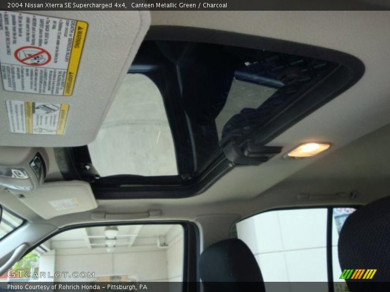 Canteen Metallic Green / Charcoal 2004 Nissan Xterra SE Supercharged 4x4