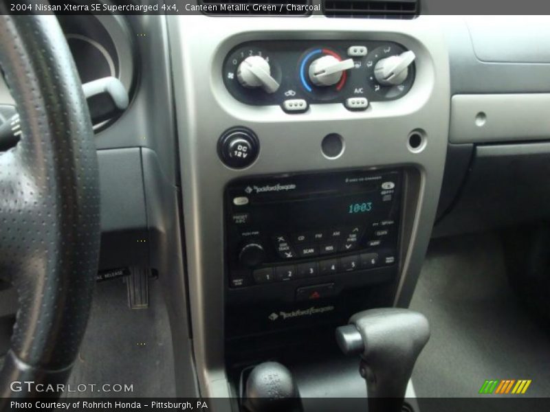 Canteen Metallic Green / Charcoal 2004 Nissan Xterra SE Supercharged 4x4