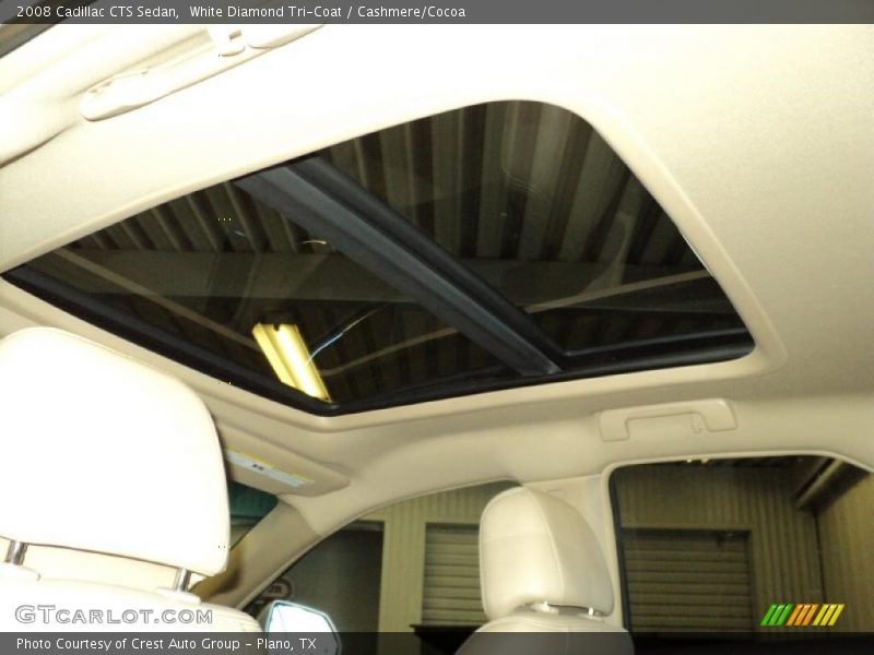 White Diamond Tri-Coat / Cashmere/Cocoa 2008 Cadillac CTS Sedan