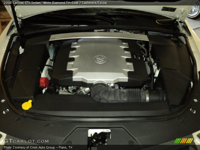 White Diamond Tri-Coat / Cashmere/Cocoa 2008 Cadillac CTS Sedan