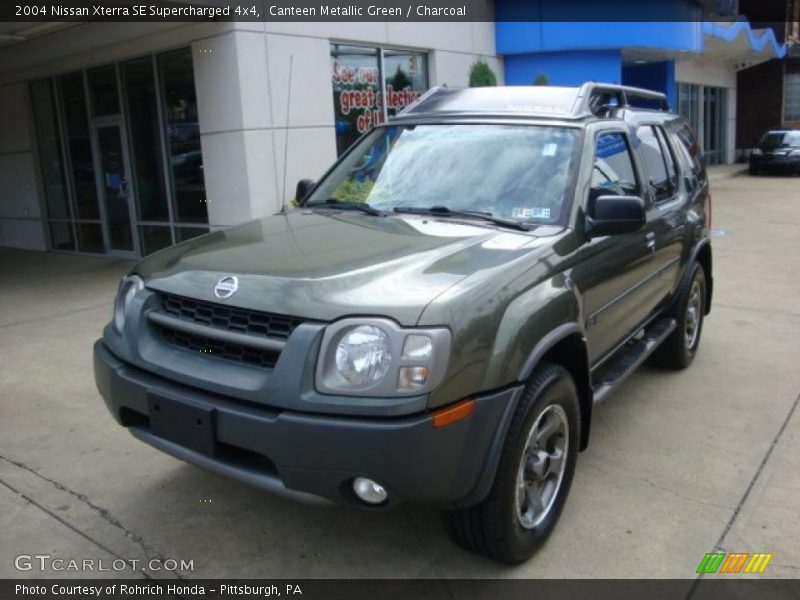 Canteen Metallic Green / Charcoal 2004 Nissan Xterra SE Supercharged 4x4