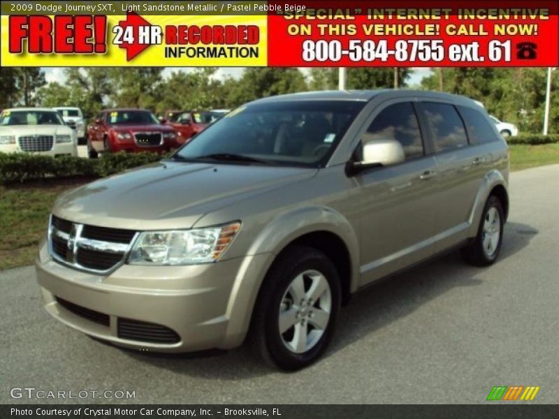 Light Sandstone Metallic / Pastel Pebble Beige 2009 Dodge Journey SXT