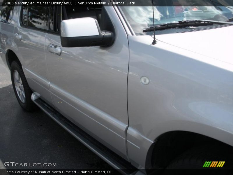 Silver Birch Metallic / Charcoal Black 2006 Mercury Mountaineer Luxury AWD