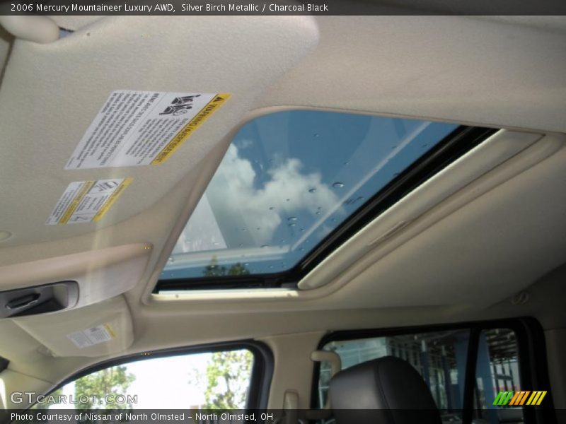 Silver Birch Metallic / Charcoal Black 2006 Mercury Mountaineer Luxury AWD