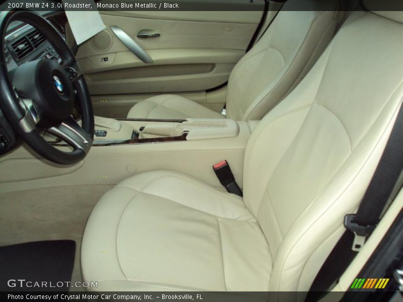 Monaco Blue Metallic / Black 2007 BMW Z4 3.0i Roadster