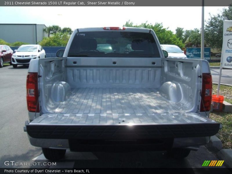 Sheer Silver Metallic / Ebony 2011 Chevrolet Silverado 1500 LT Regular Cab