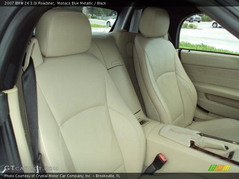 Monaco Blue Metallic / Black 2007 BMW Z4 3.0i Roadster