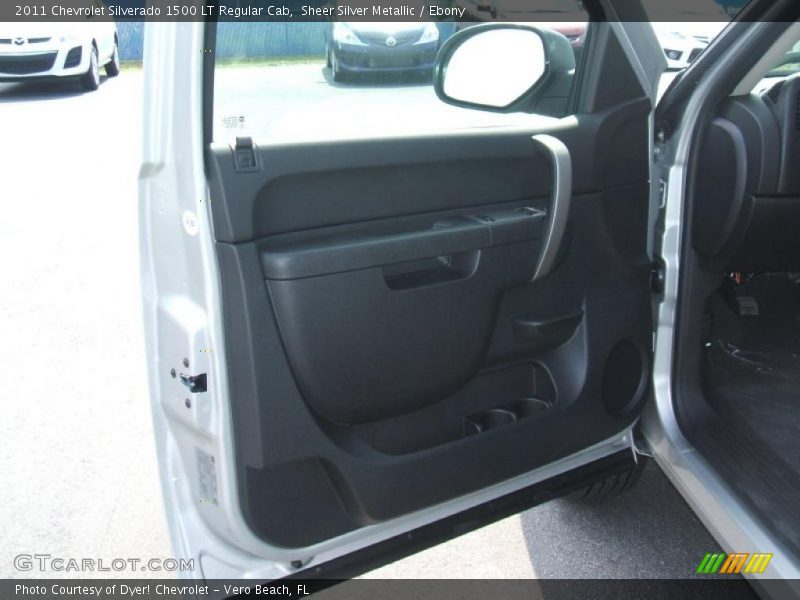 Sheer Silver Metallic / Ebony 2011 Chevrolet Silverado 1500 LT Regular Cab