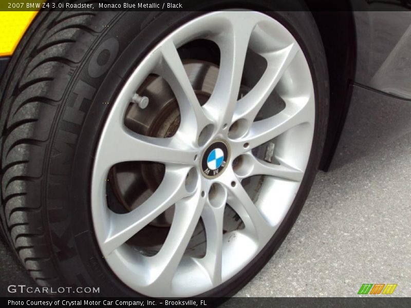 Monaco Blue Metallic / Black 2007 BMW Z4 3.0i Roadster