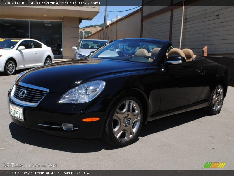 Obsidian Black / Camel 2007 Lexus SC 430 Convertible