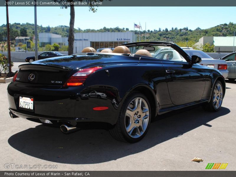 Obsidian Black / Camel 2007 Lexus SC 430 Convertible