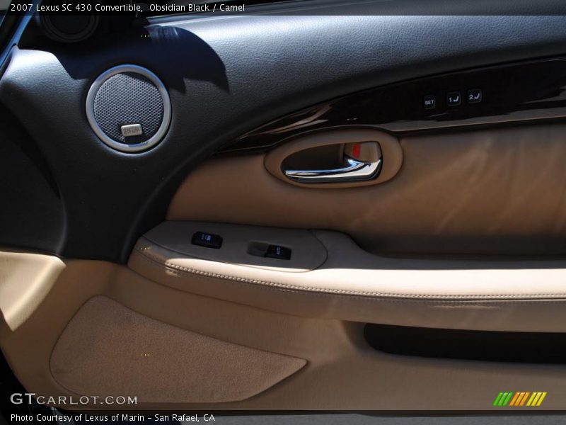 Obsidian Black / Camel 2007 Lexus SC 430 Convertible